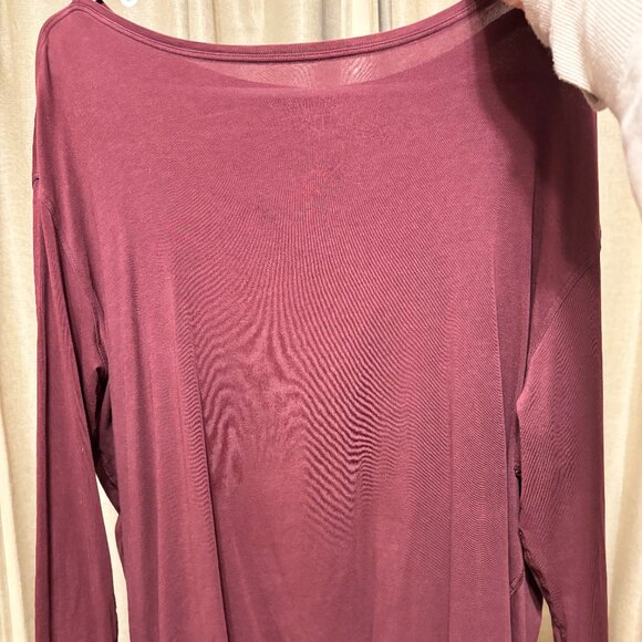 Lululemon Back in Action Long Sleeve - Dark Purple - Size 6 - Picture 6 of 8